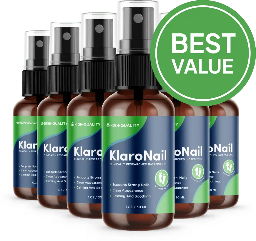 KlaroNail 6 bottles best value package