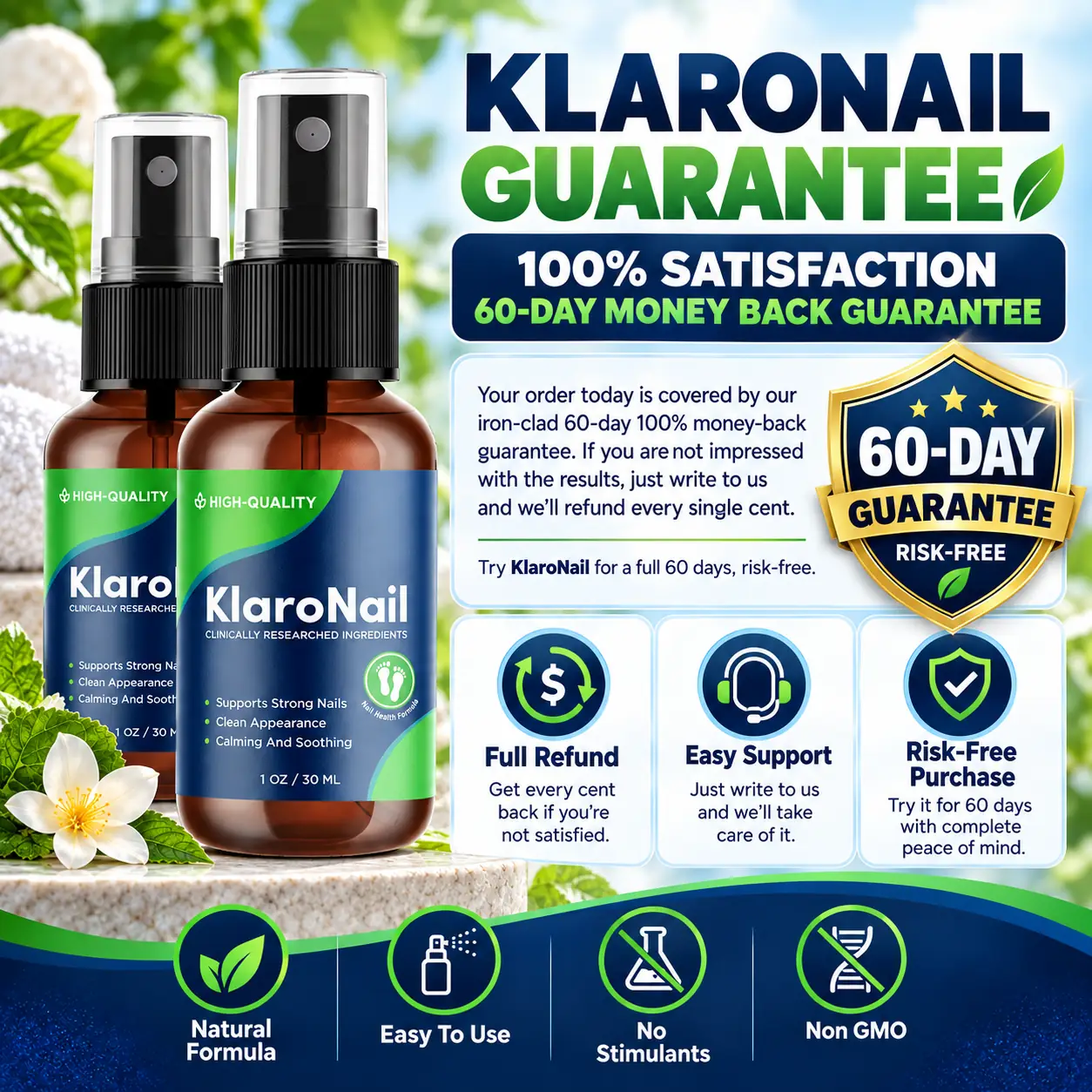 KlaroNail guarantee